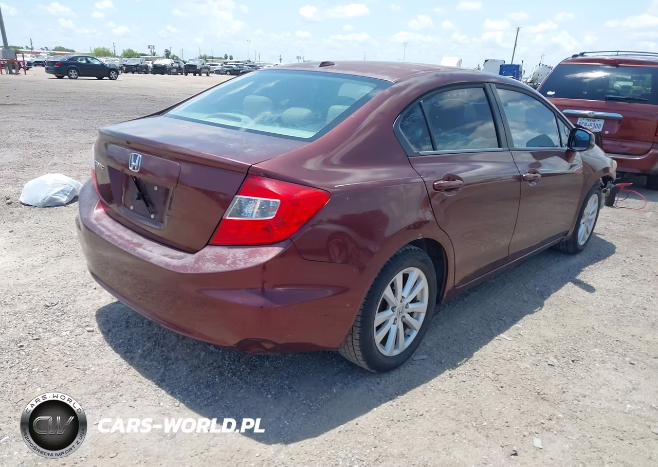 2012 Honda Civic Ex-L VIN:19XFB2F93CE045127 - 4
