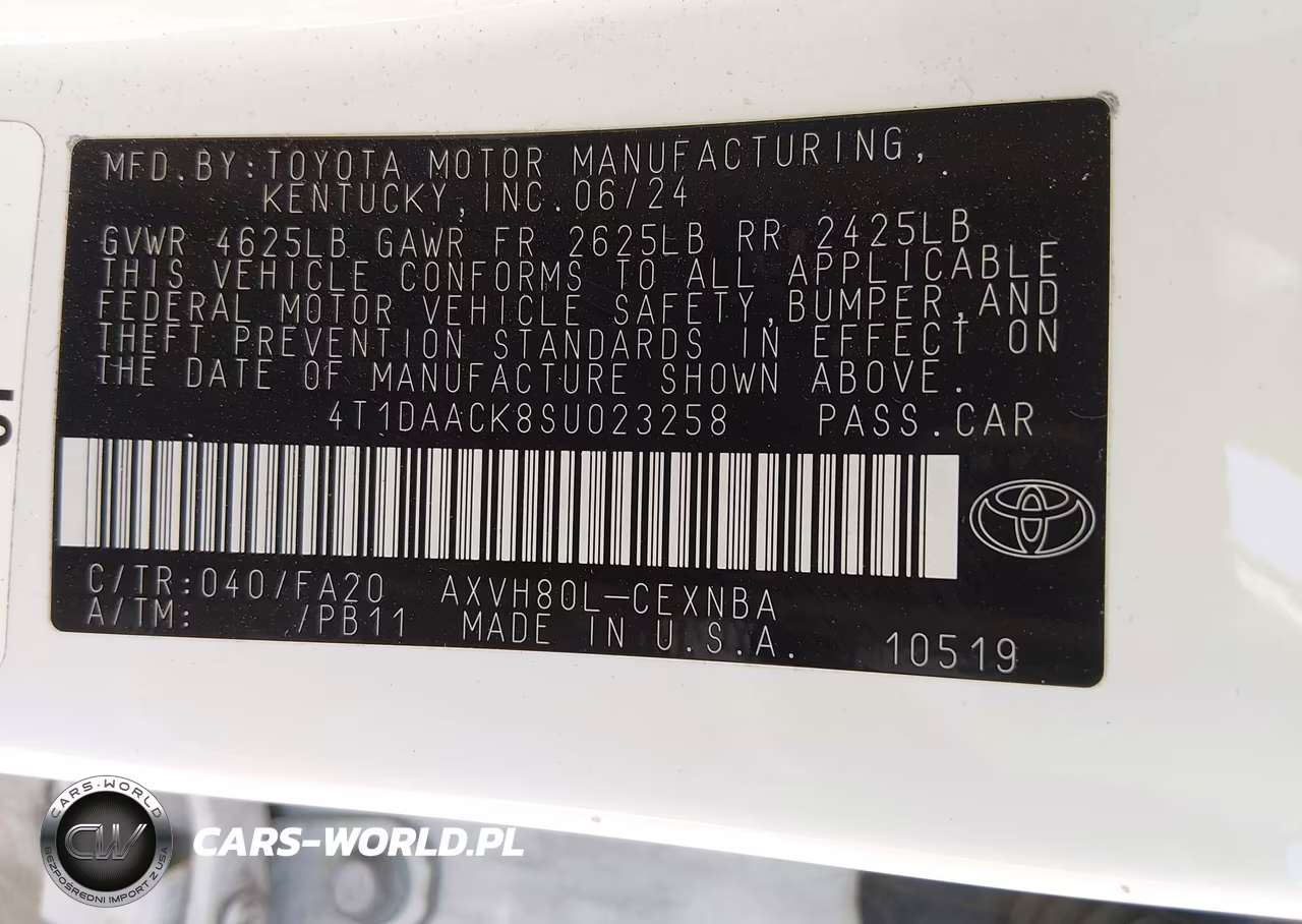 2025 Toyota Camry Le VIN:4T1DAACK8SU023258 - 9