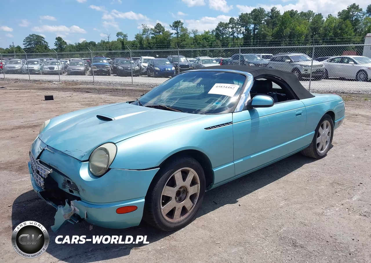 2002 Ford Thunderbird Deluxe-Premium-W-Hardtop Deluxe-W-Hardtop Premium VIN:1FAHP60A42Y117357 - 2