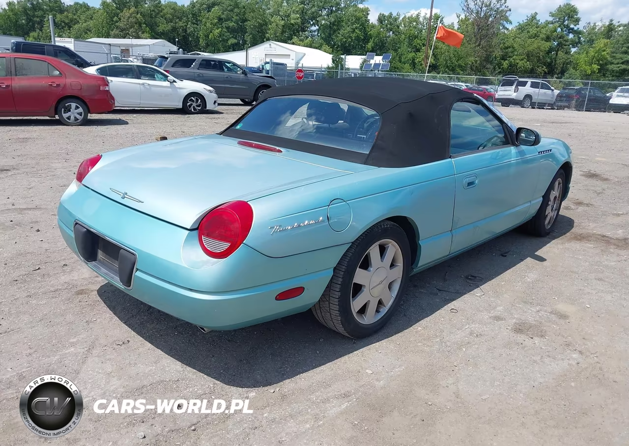 2002 Ford Thunderbird Deluxe-Premium-W-Hardtop Deluxe-W-Hardtop Premium VIN:1FAHP60A42Y117357 - 4