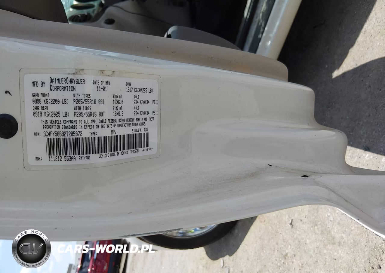 2002 Chrysler Pt Cruiser Touring VIN:3C4FY58B92T285972 - 9