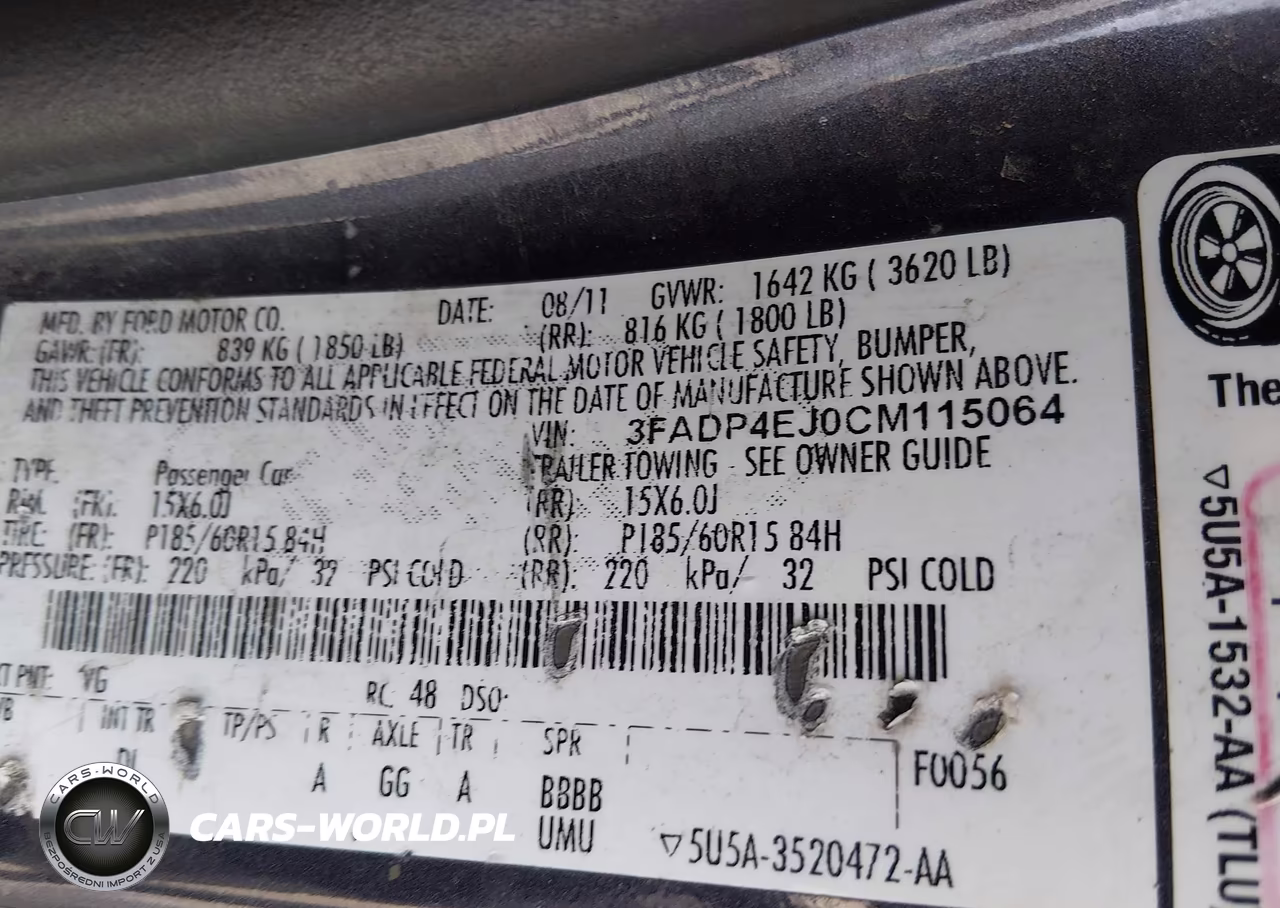 2012 Ford Fiesta Se VIN:3FADP4EJ0CM115064 - 9