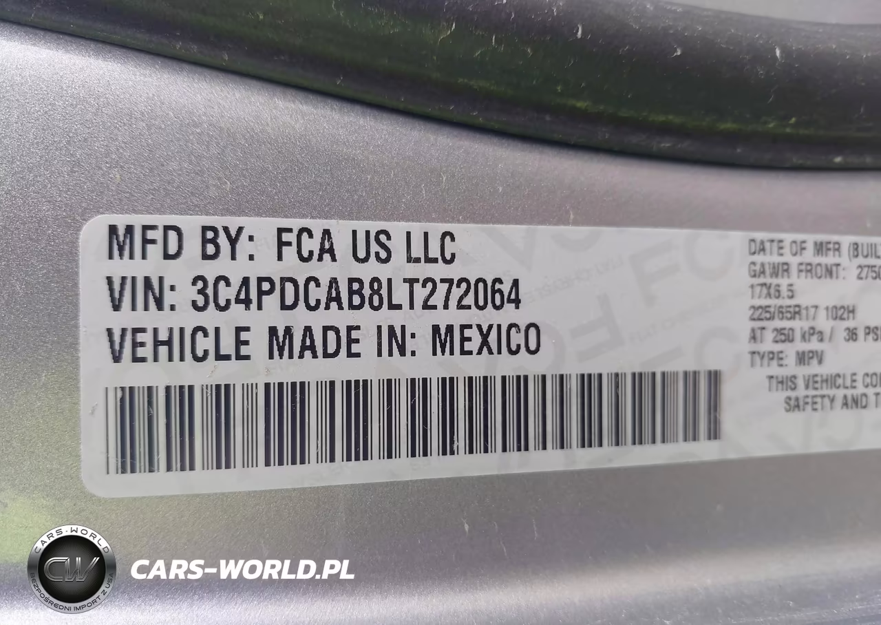 2020 Dodge Journey Se Value VIN:3C4PDCAB8LT272064 - 9