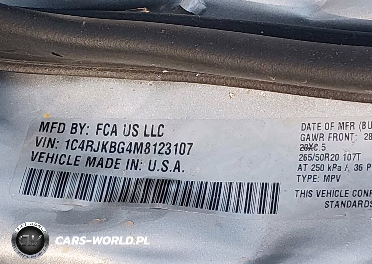 2021 Jeep Grand Cherokee L Limited 4X4 VIN:1C4RJKBG4M8123107 - 9