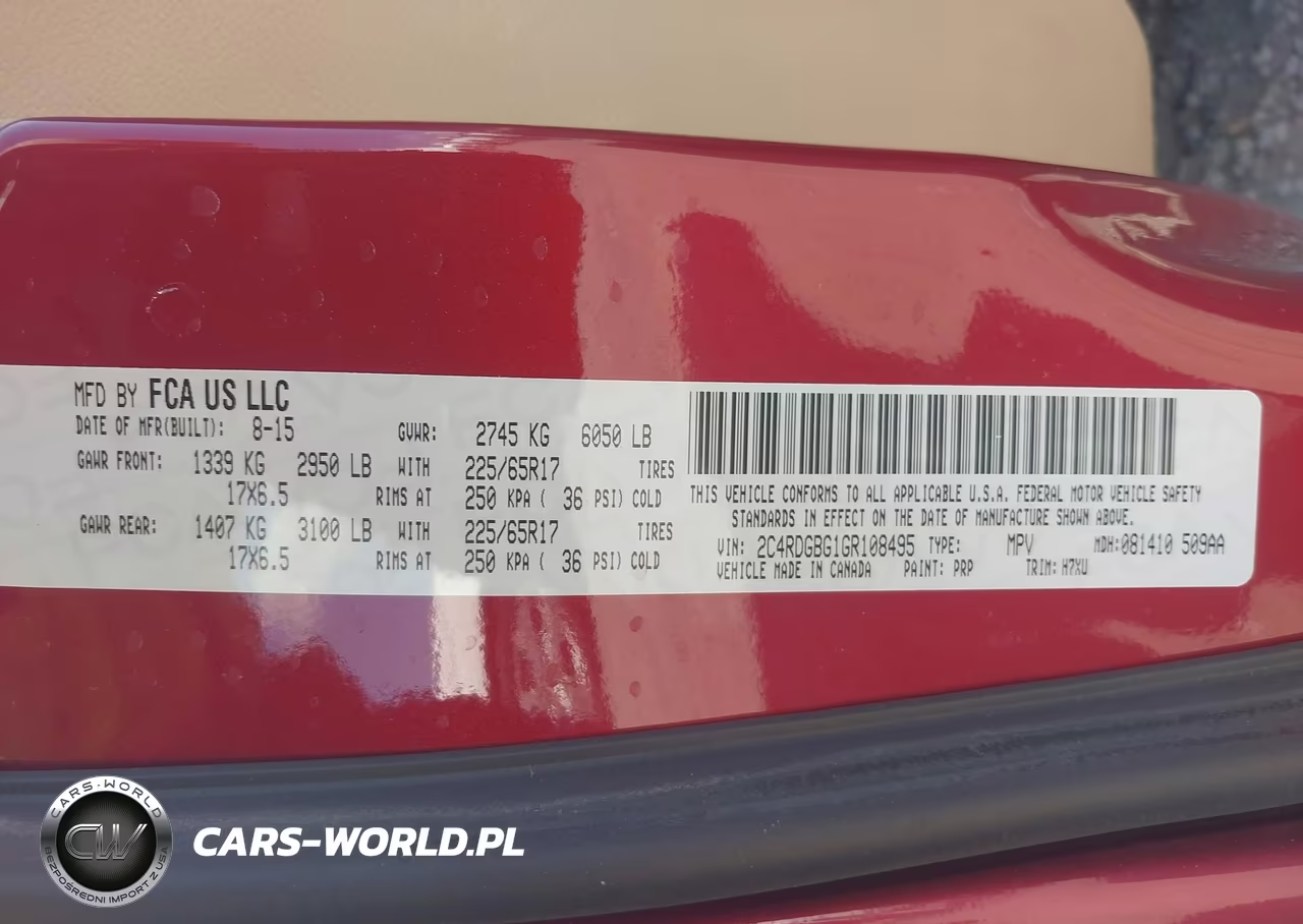 2016 Dodge Grand Caravan Se VIN:2C4RDGBG1GR108495 - 9