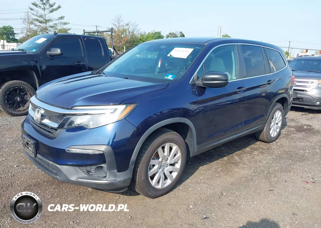 2019 Honda Pilot Lx VIN:5FNYF6H15KB090039 - 2