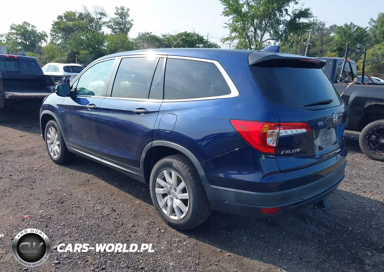 2019 Honda Pilot Lx VIN:5FNYF6H15KB090039 - 3
