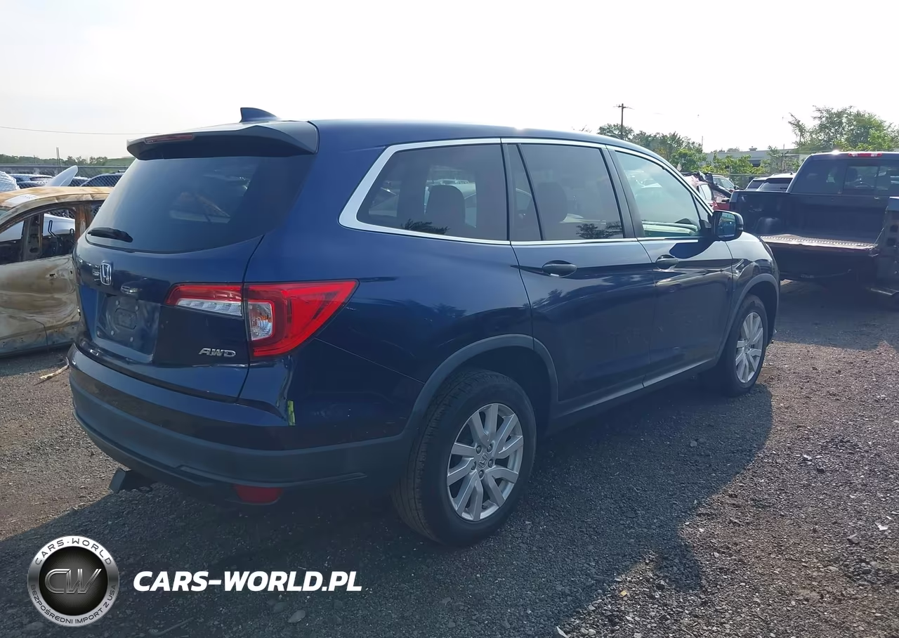 2019 Honda Pilot Lx VIN:5FNYF6H15KB090039 - 4