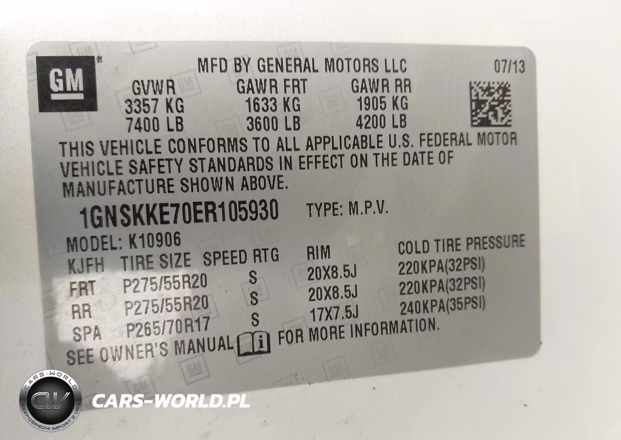 2014 Chevrolet Suburban Ltz VIN:1GNSKKE70ER105930 - 9