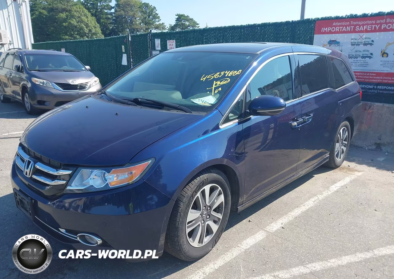 2014 Honda Odyssey Touring VIN:5FNRL5H96EB088740 - 2