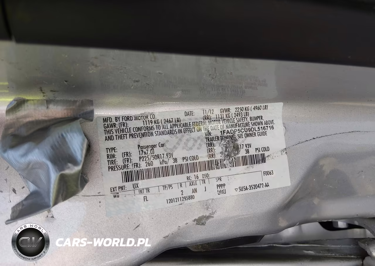 2013 Ford C-Max Energi Sel VIN:1FADP5CU9DL516716 - 9