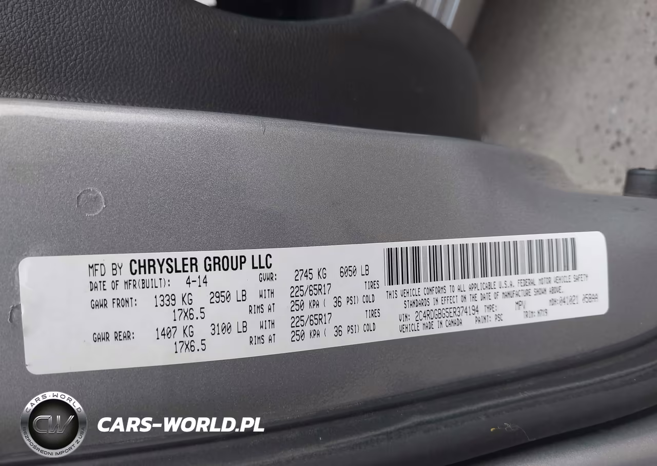 2014 Dodge Grand Caravan Se 30Th Anniversary VIN:2C4RDGBG5ER374194 - 9
