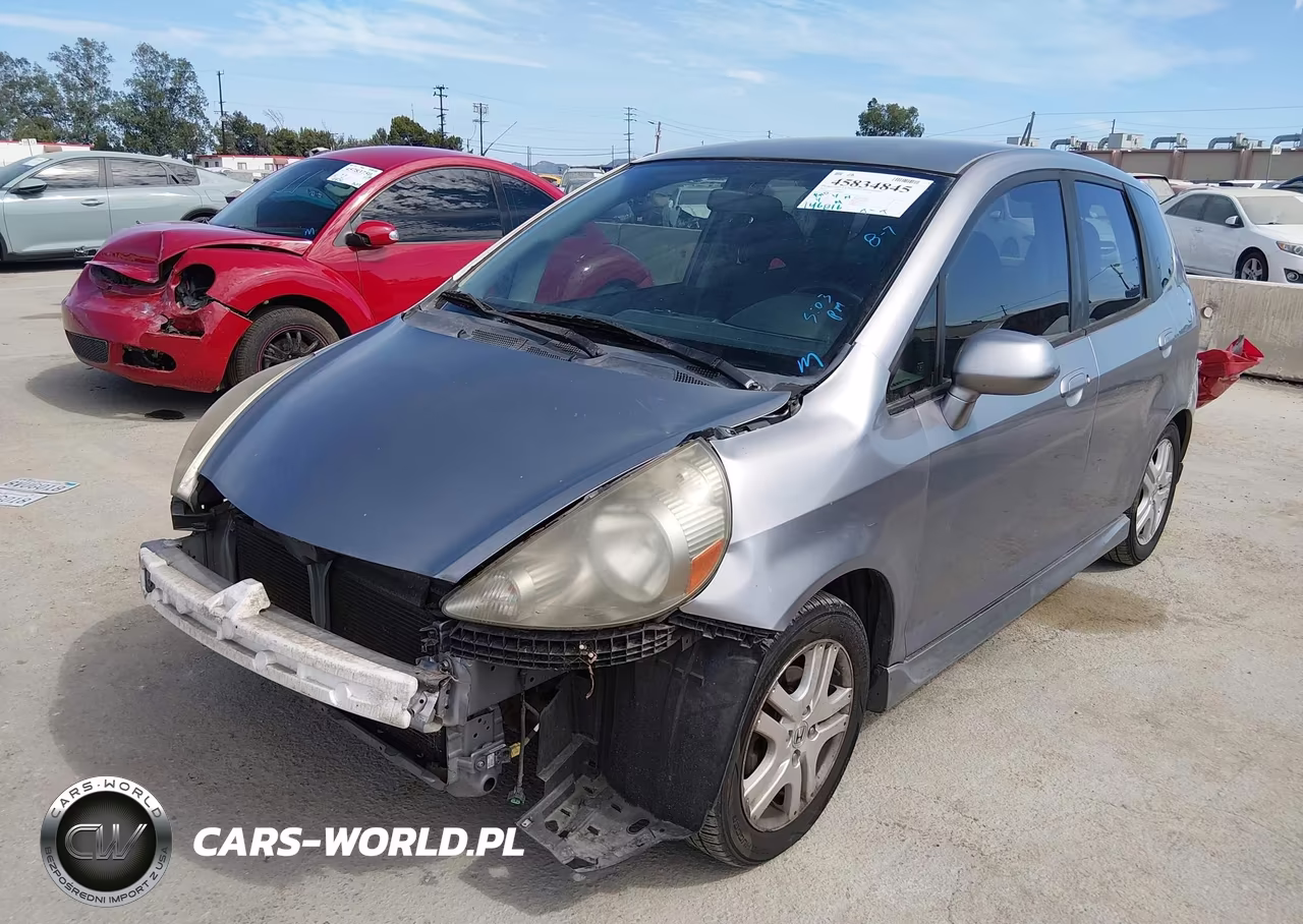2007 Honda Fit Sport VIN:JHMGD38637S008801 - 2