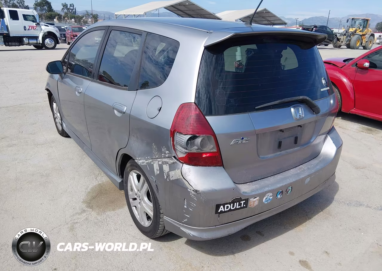 2007 Honda Fit Sport VIN:JHMGD38637S008801 - 3