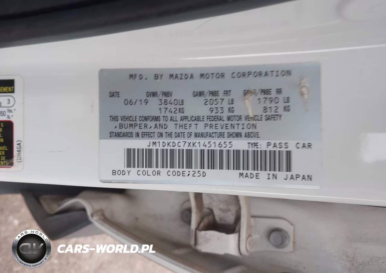 2019 Mazda Cx-3 Touring VIN:JM1DKDC7XK1451655 - 9