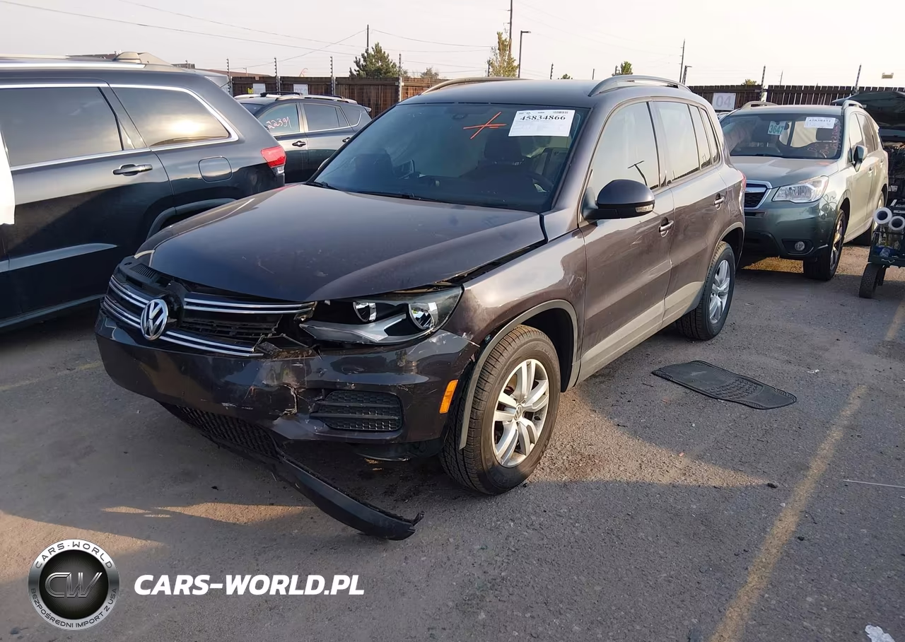 2016 Volkswagen Tiguan S VIN:WVGBV7AX6GW599522 - 2