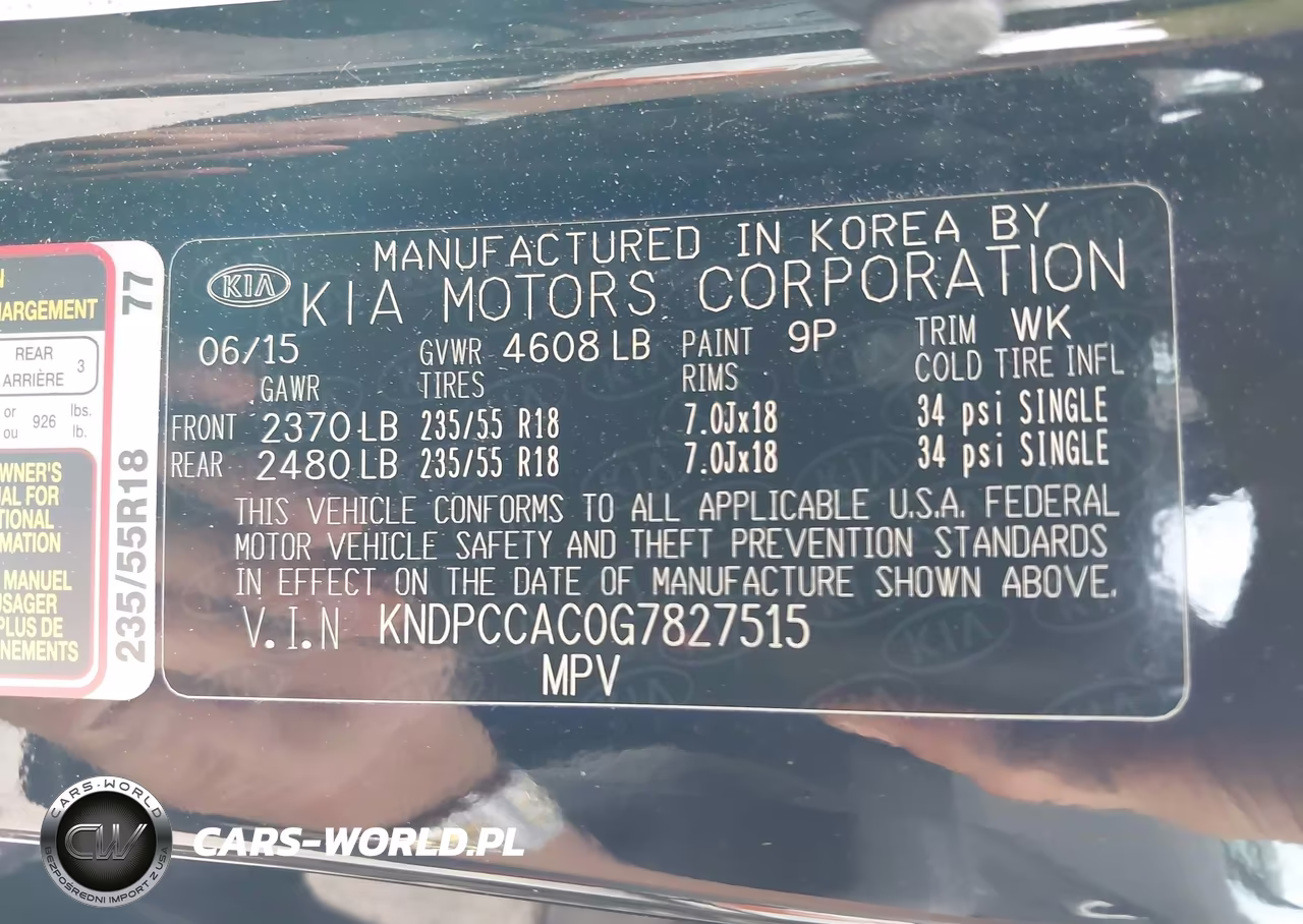 2016 Kia Sportage Ex VIN:KNDPCCAC0G7827515 - 9