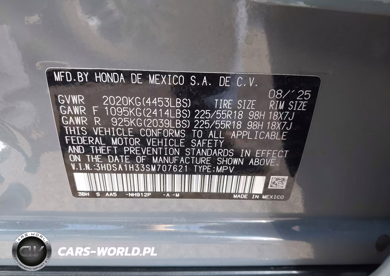 2025 Acura Adx VIN:3HDSA1H33SM707621 - 9