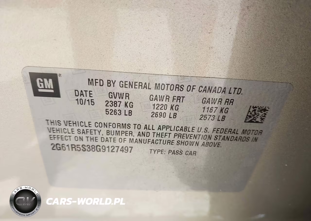 2016 Cadillac Xts Premium Collection VIN:2G61R5S38G9127497 - 9