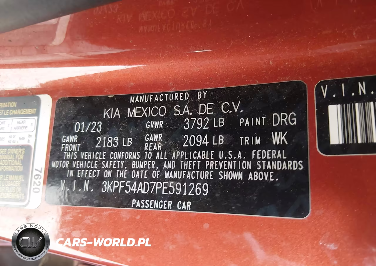 2023 Kia Forte Gt-Line VIN:3KPF54AD7PE591269 - 9