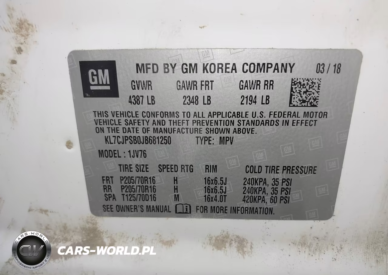 2018 Chevrolet Trax Lt VIN:KL7CJPSB0JB681250 - 9