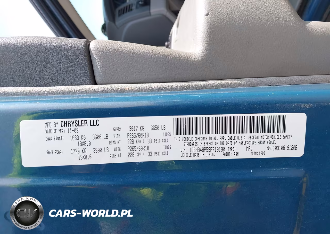 2009 Dodge Durango Slt VIN:1D8HB48P59F710190 - 9