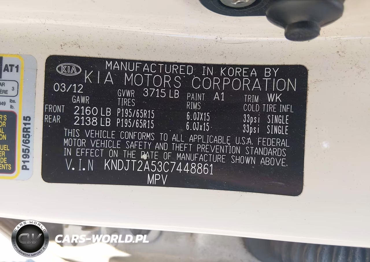 2012 Kia Soul VIN:KNDJT2A53C7448861 - 9