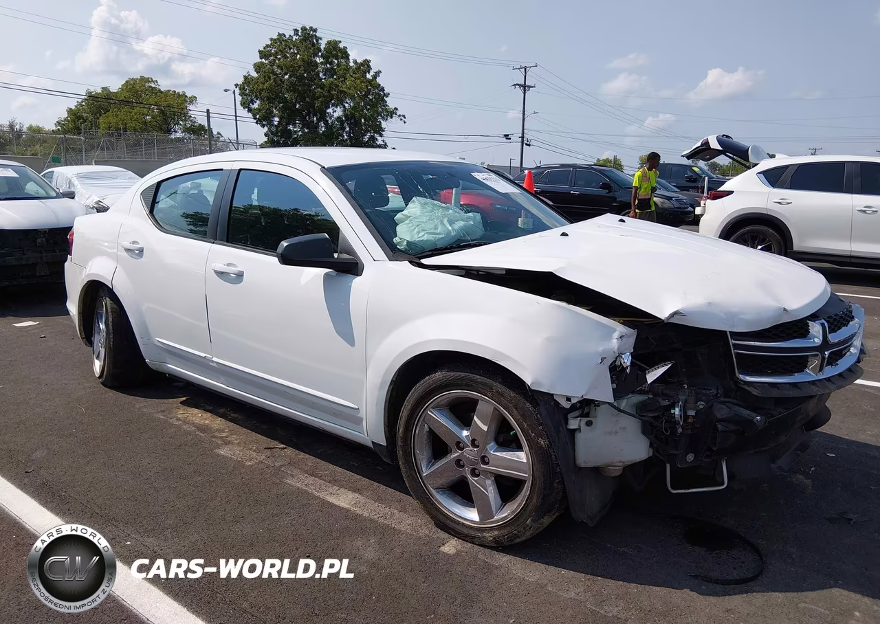 2012 Dodge Avenger Se VIN:1C3CDZAB4CN185414 - 1