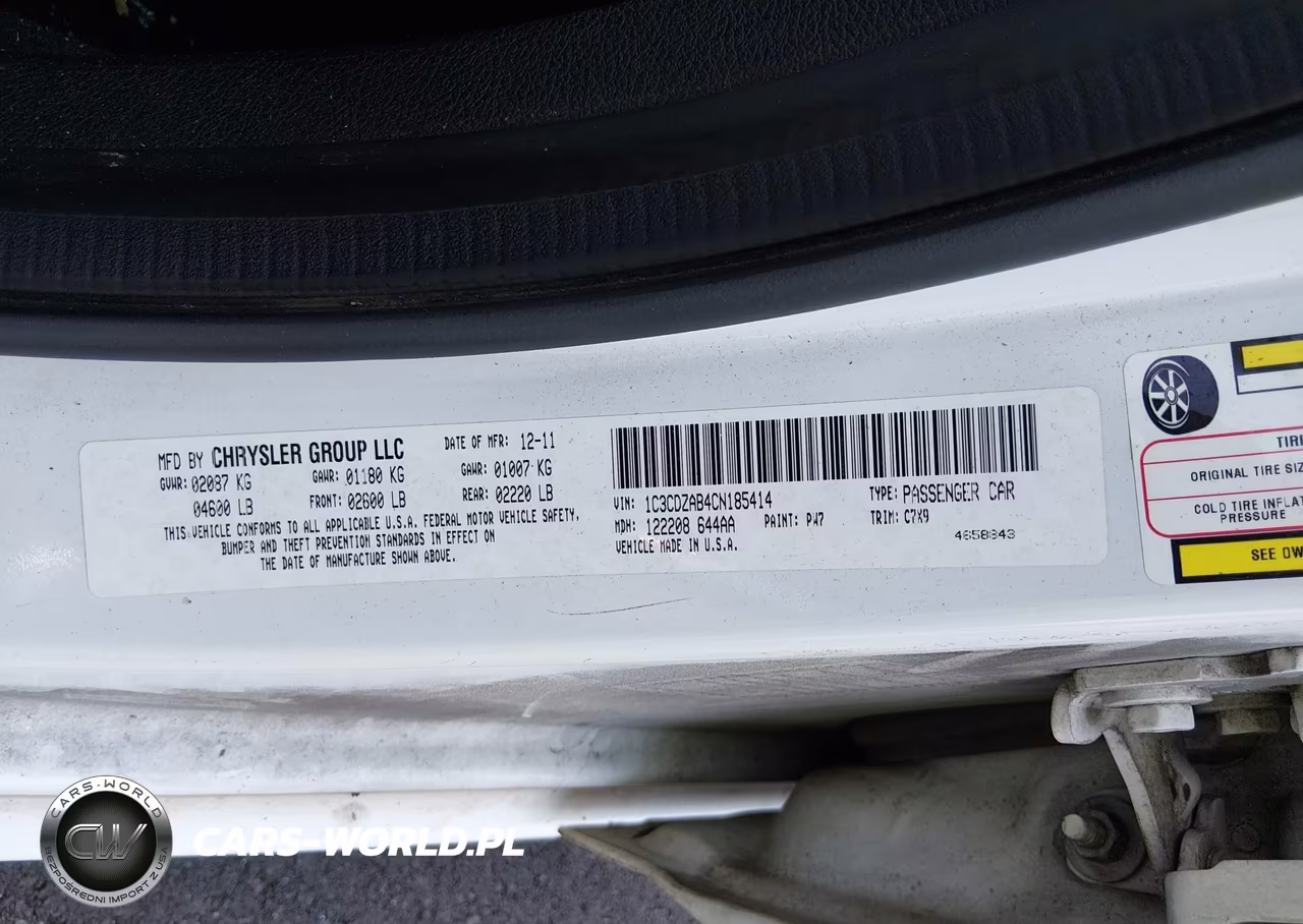 2012 Dodge Avenger Se VIN:1C3CDZAB4CN185414 - 9