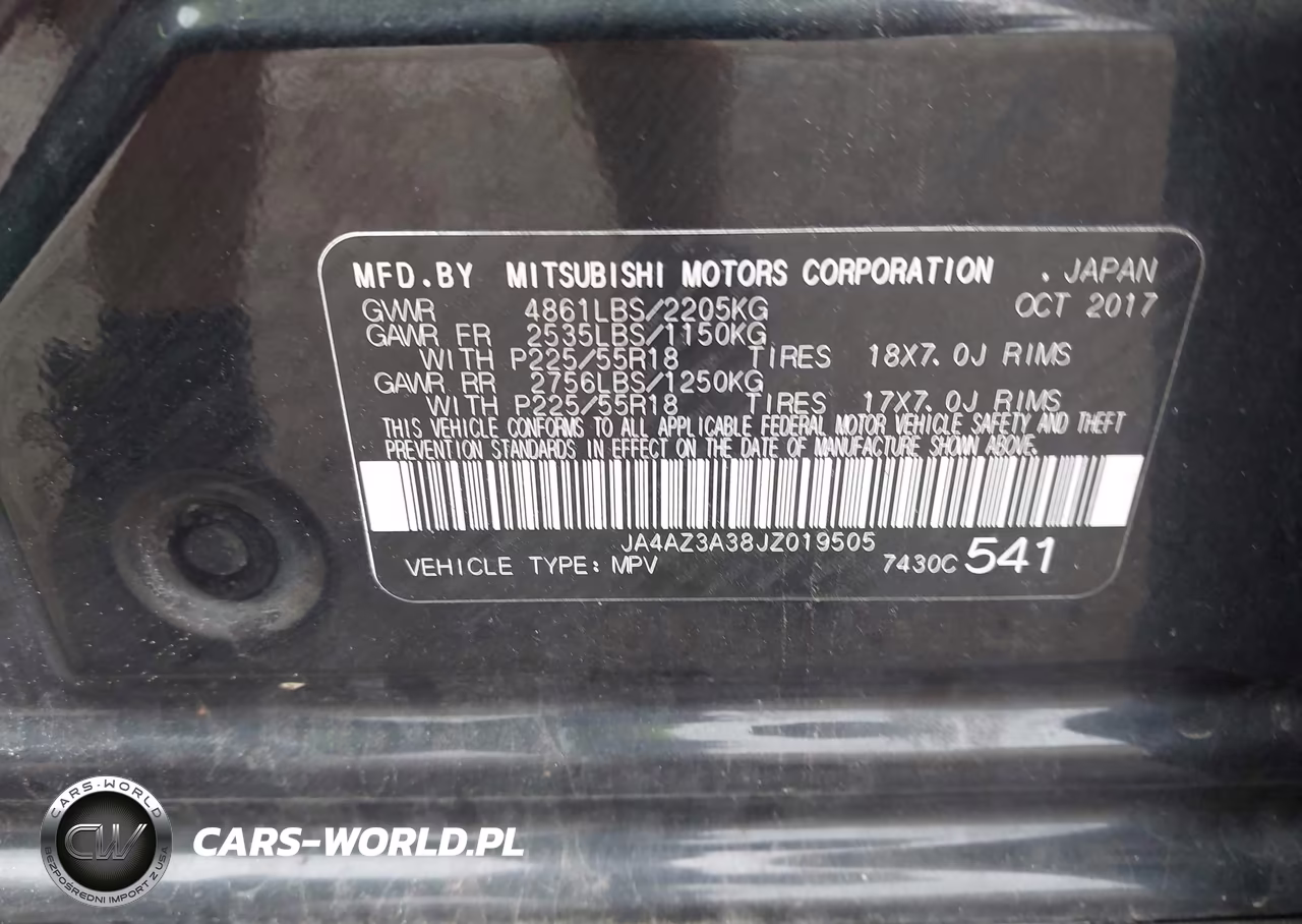 2018 Mitsubishi Outlander Le VIN:JA4AZ3A38JZ019505 - 9
