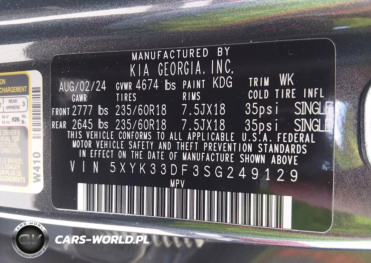 2025 Kia Sportage Ex VIN:5XYK33DF3SG249129 - 9