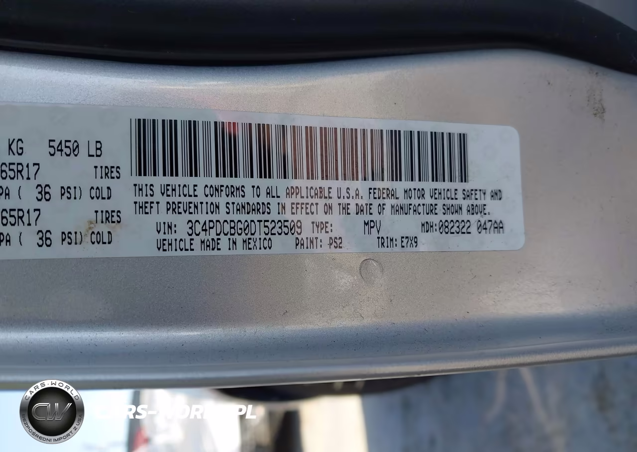 2013 Dodge Journey Sxt VIN:3C4PDCBG0DT523509 - 9