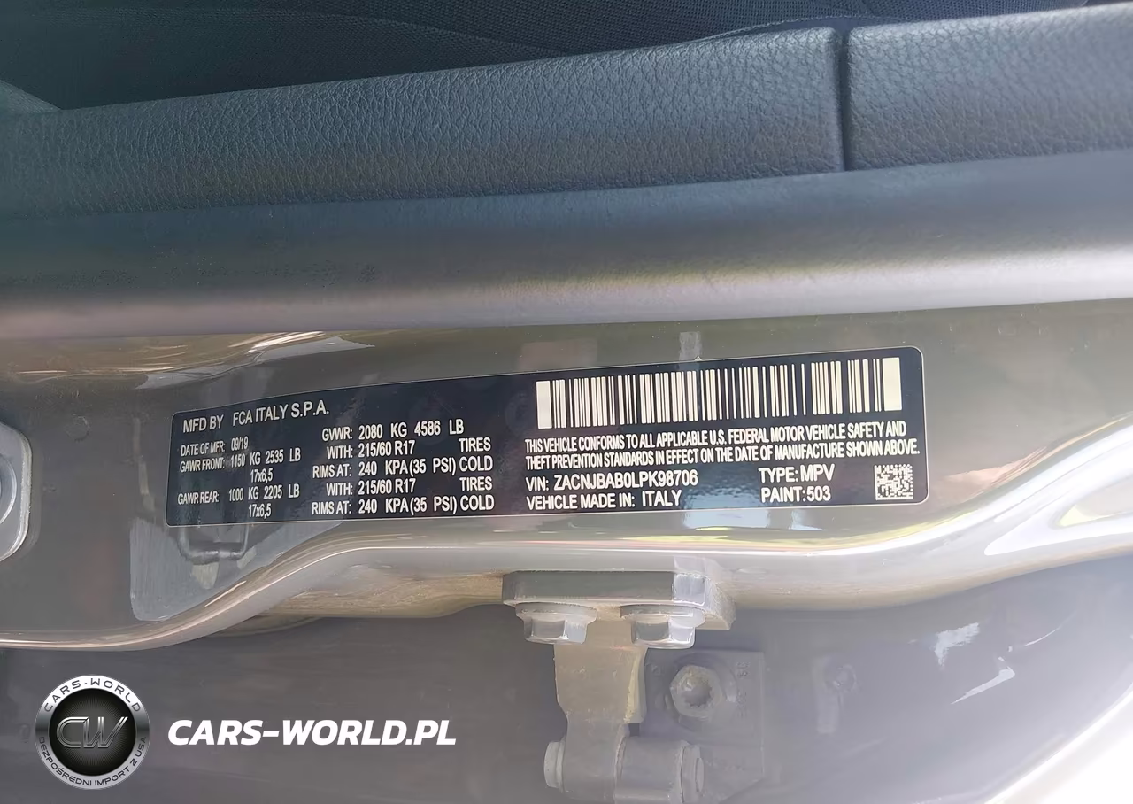2020 Jeep Renegade Upland 4X4 VIN:ZACNJBAB0LPK98706 - 9