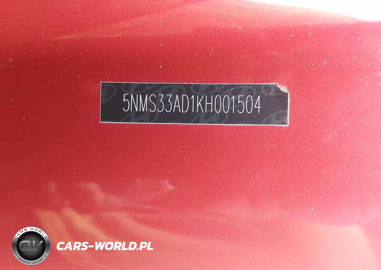 2019 Hyundai Santa Fe Sel VIN:5NMS33AD1KH001504 - 9