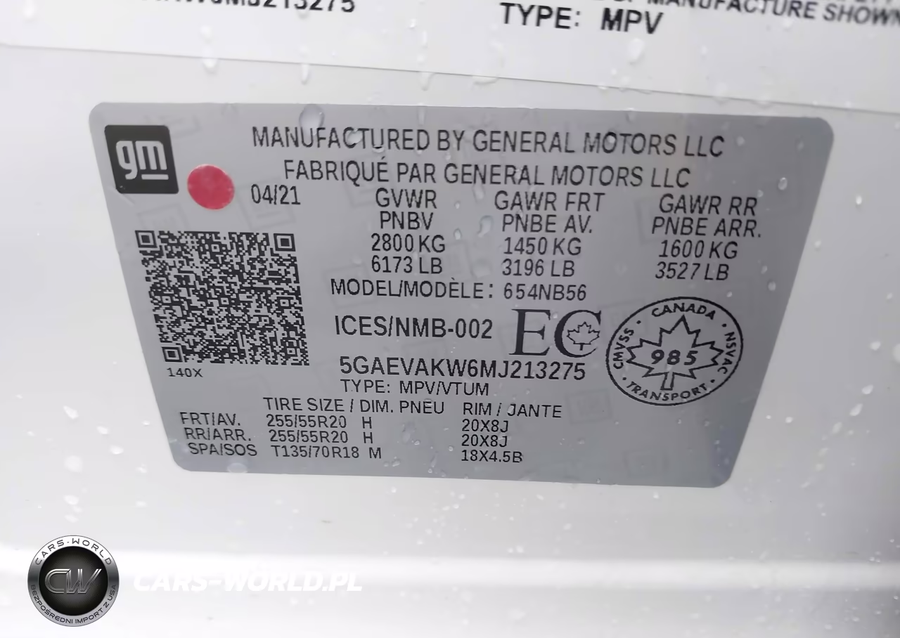 2021 Buick Enclave Awd Essence VIN:5GAEVAKW6MJ213275 - 9