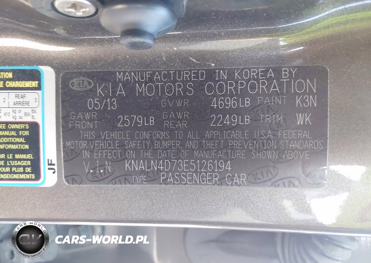 2014 Kia Cadenza Premium VIN:KNALN4D73E5126194 - 9