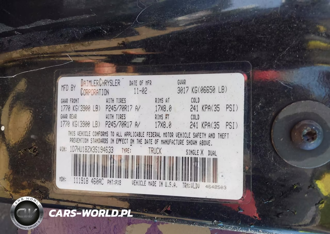 2002 Dodge Ram 1500 St VIN:3D7HA18NX2G193784 - 9
