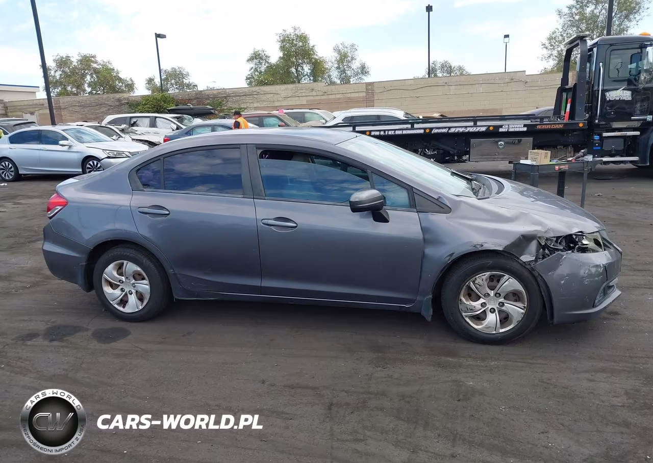 2014 Honda Civic Lx VIN:19XFB2F59EE242027 - 13