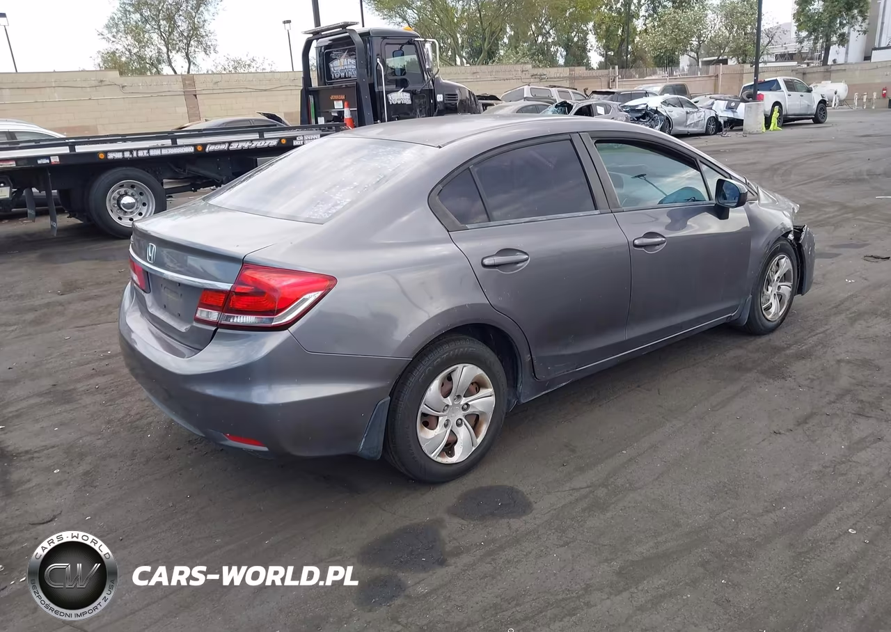 2014 Honda Civic Lx VIN:19XFB2F59EE242027 - 4