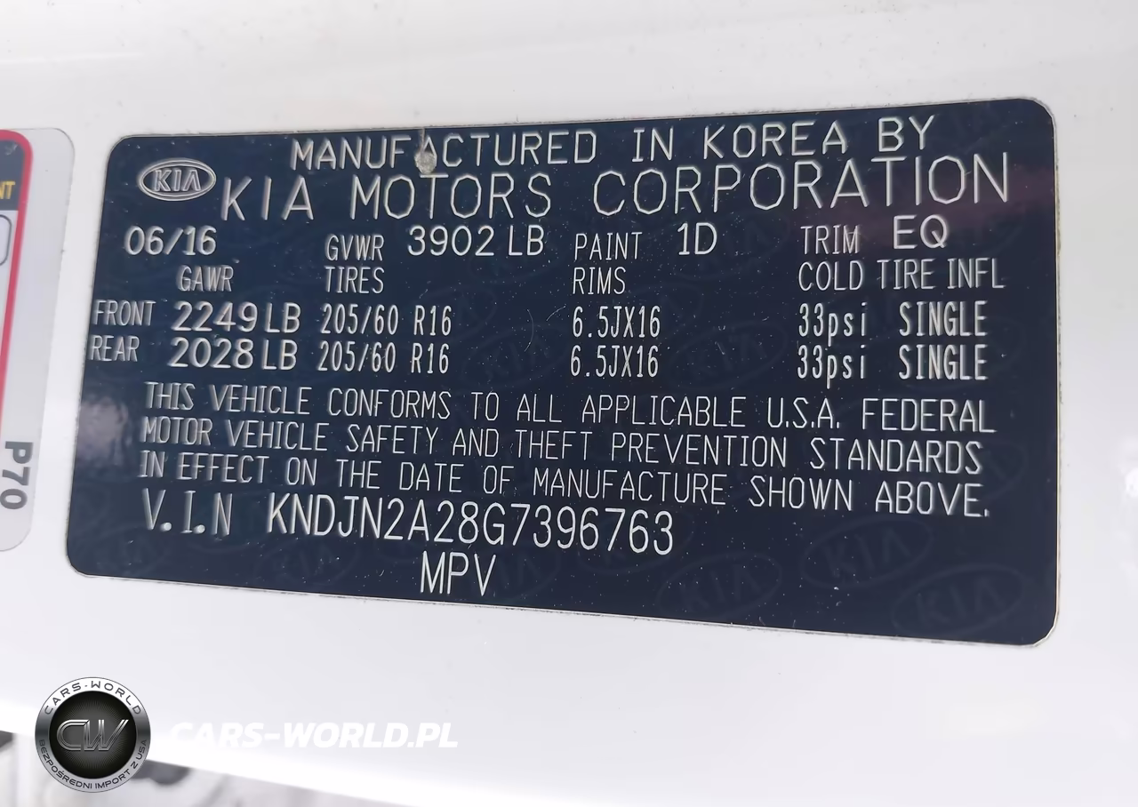 2016 Kia Soul VIN:KNDJN2A28G7396763 - 9