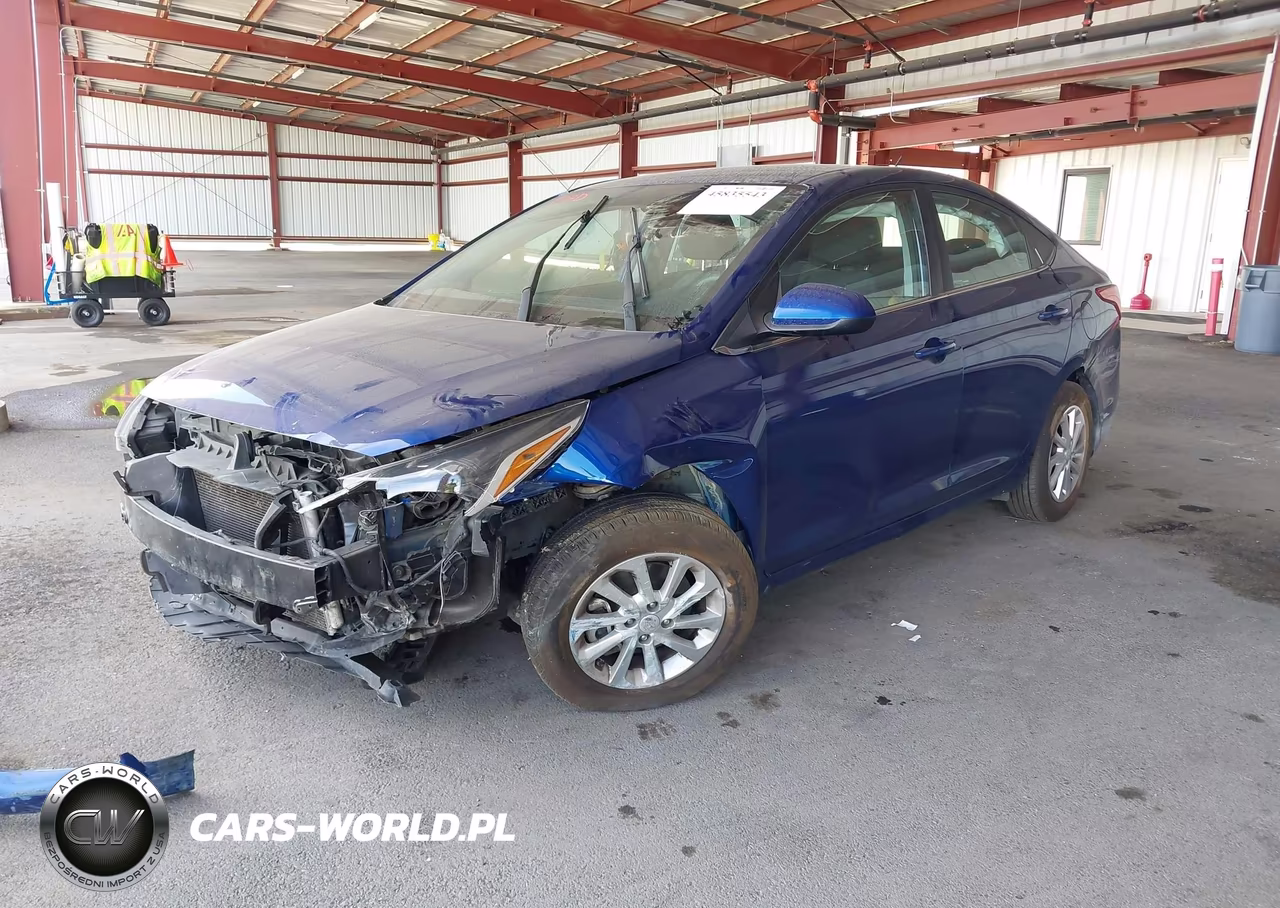 2022 Hyundai Accent Sel VIN:3KPC24A62NE174653 - 2