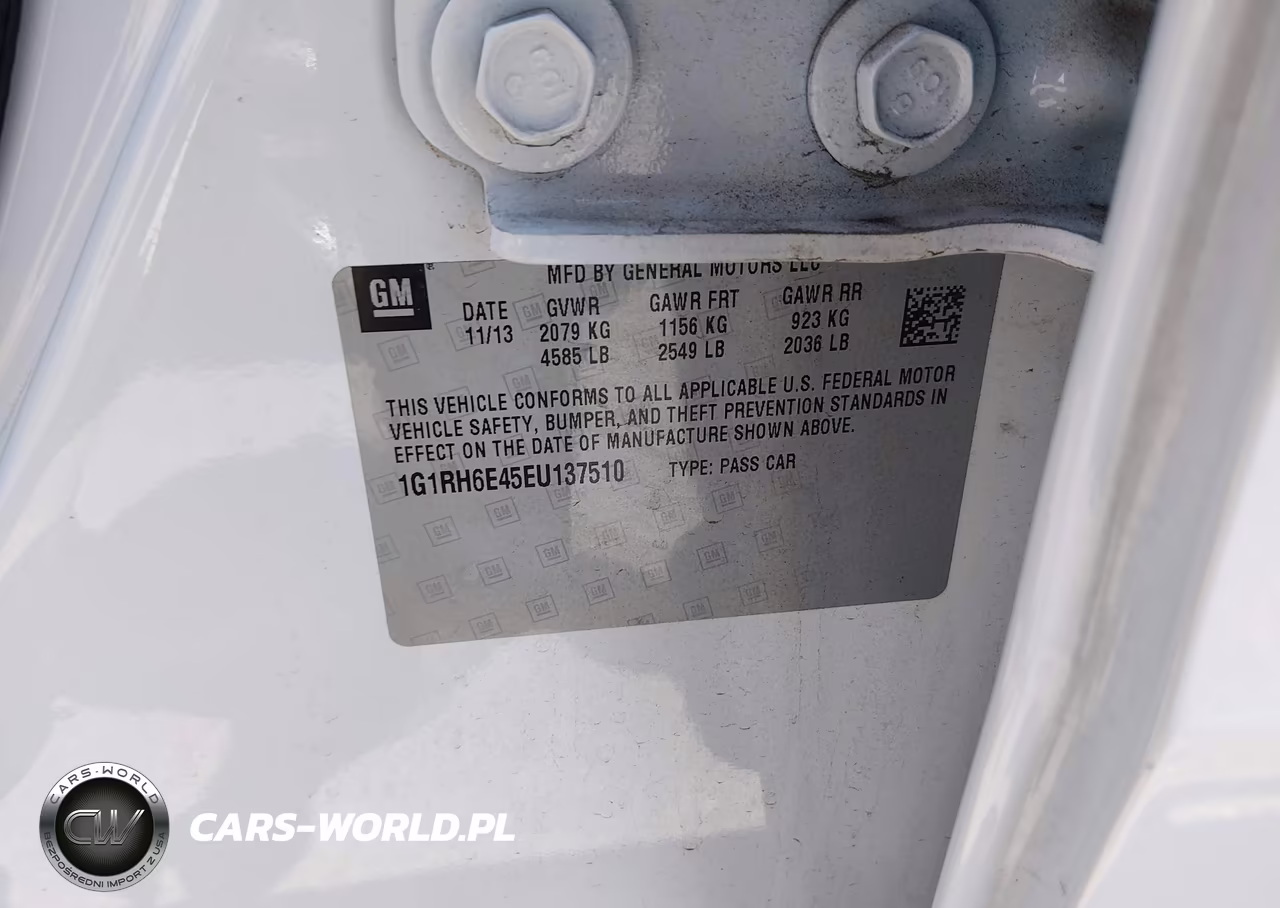 2014 Chevrolet Volt VIN:1G1RH6E45EU137510 - 9