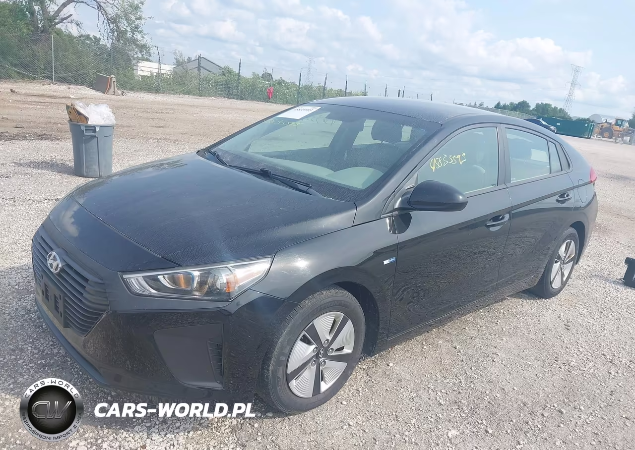 2017 Hyundai Ioniq Hybrid Blue VIN:KMHC65LC1HU056351 - 2