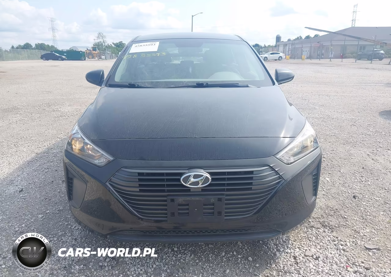 2017 Hyundai Ioniq Hybrid Blue VIN:KMHC65LC1HU056351 - 6