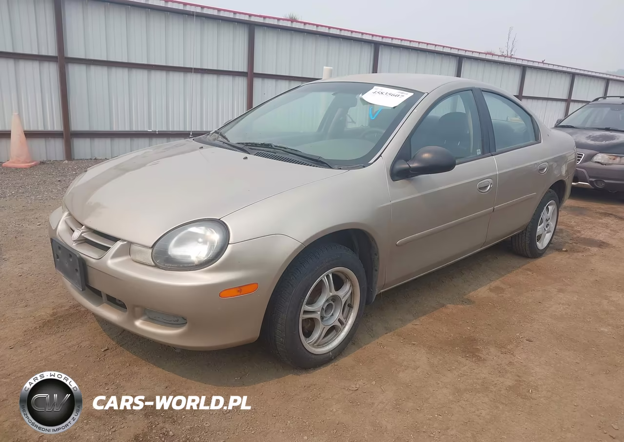 2002 Dodge Neon Se VIN:1B3ES46C52D634412 - 2