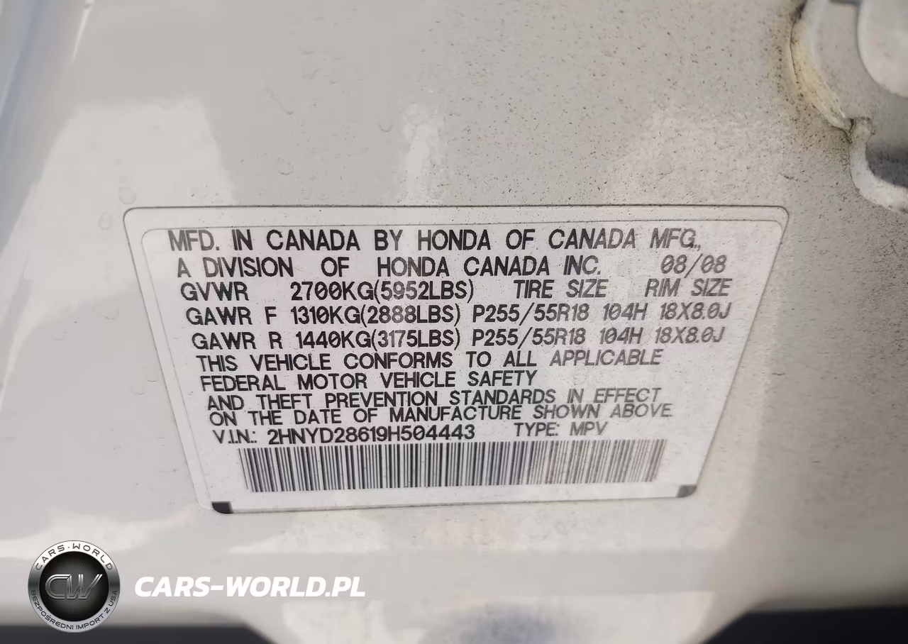 2009 Acura Mdx Technology Package VIN:2HNYD28619H504443 - 9