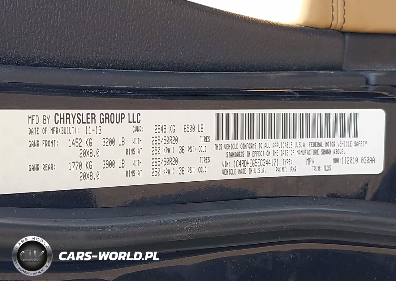 2014 Dodge Durango Citadel VIN:1C4RDHEG5EC344171 - 9