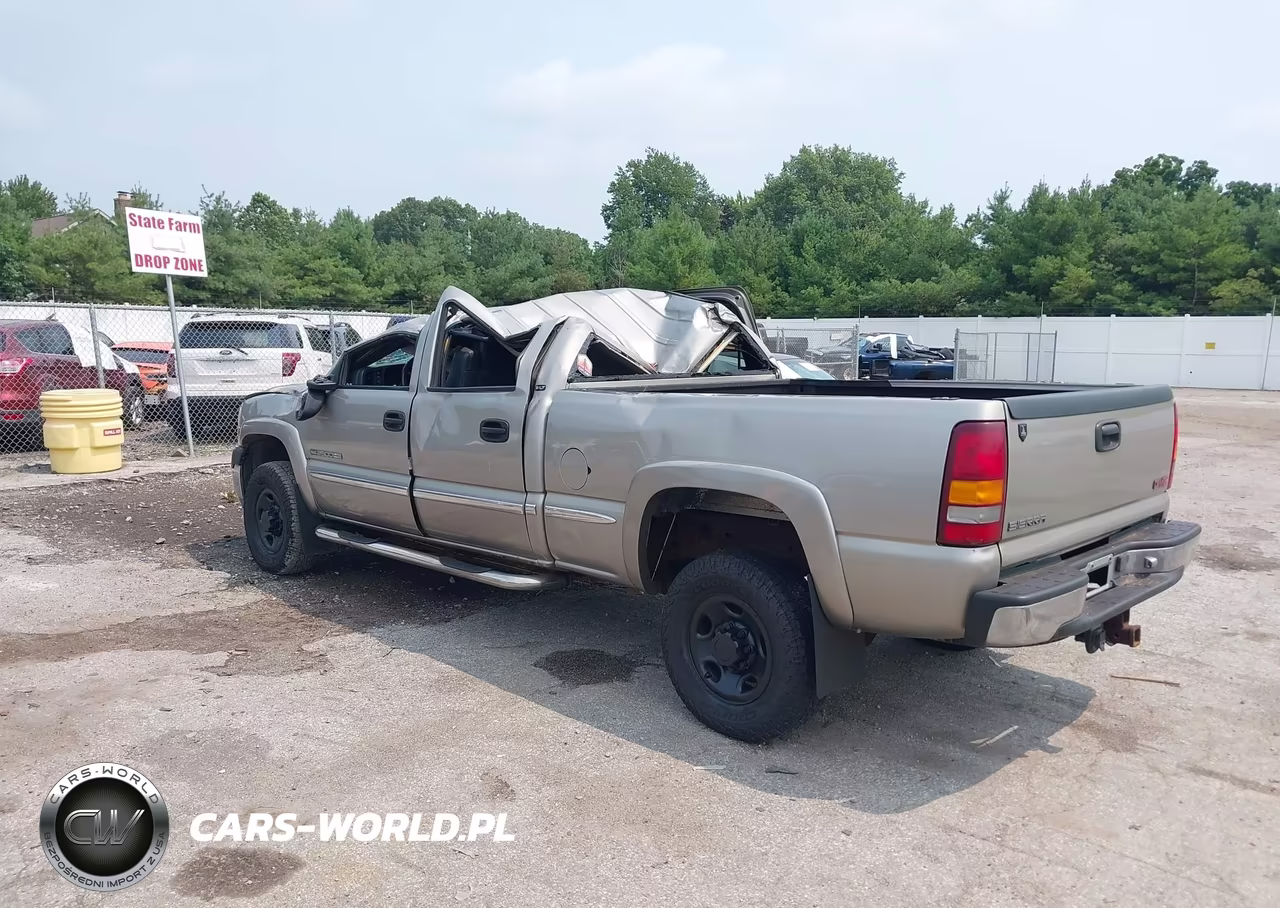 2001 GMC Sierra 2500Hd Sle VIN:1GTHK23U21F187991 - 3