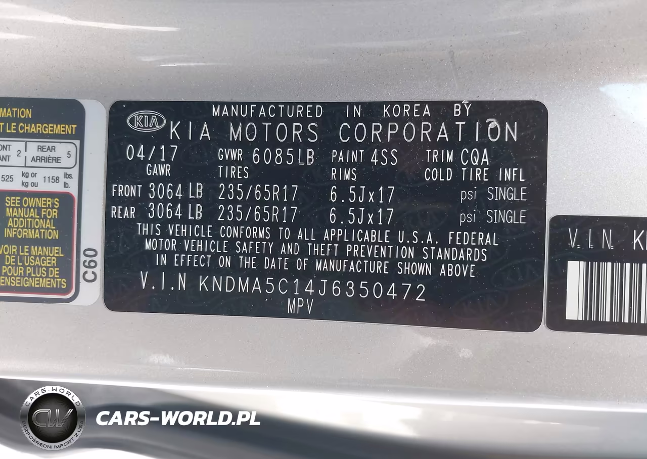 2018 Kia Sedona L VIN:KNDMA5C14J6350472 - 9