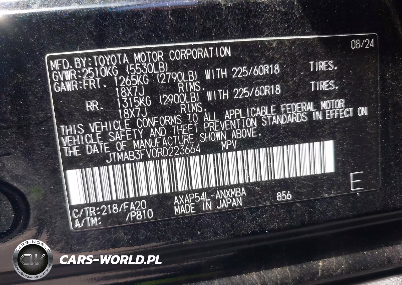 2024 Toyota Rav4 Prime Se VIN:JTMAB3FV0RD223664 - 9